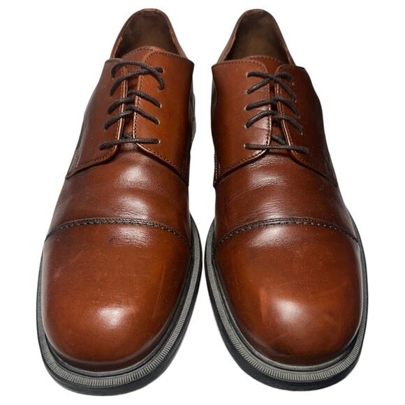Artedoc Men\'s Size 11 Brown Leather Cap Toe Derby Lace Up Dress Work Shoes main image 8